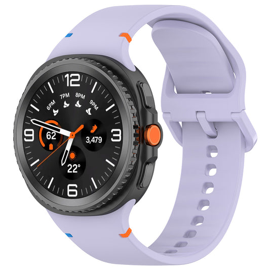 Каишка Techsuit W079 за Samsung Galaxy Watch 8 Classic / Watch8 44mm / Watch 8 40mm, Лилав