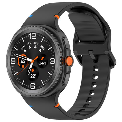 Каишка Techsuit W079 за Samsung Galaxy Watch 8 Classic / Watch8 44mm / Watch 8 40mm, Черна