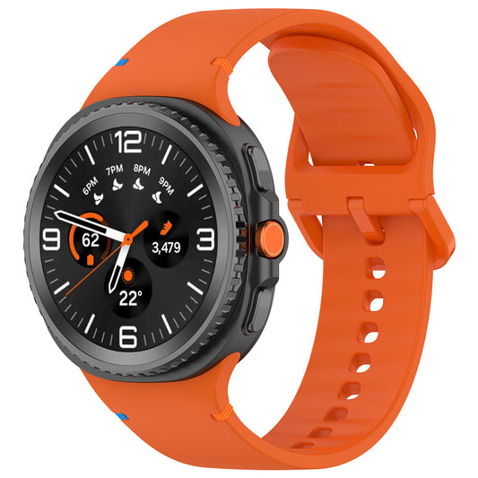 Каишка Techsuit W079 за Samsung Galaxy Watch 8 Classic / Watch8 44mm / Watch 8 40mm, Оранжева