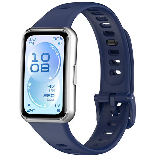 Каишка Techsuit W081 за Huawei Band 11 / 11 Pro, Тъмносиня
