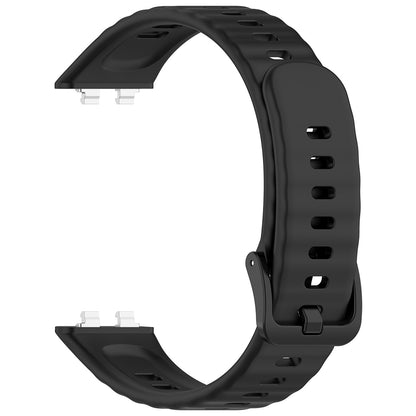 Каишка Techsuit W082 за Huawei Band 11 / 11 Pro, Черна