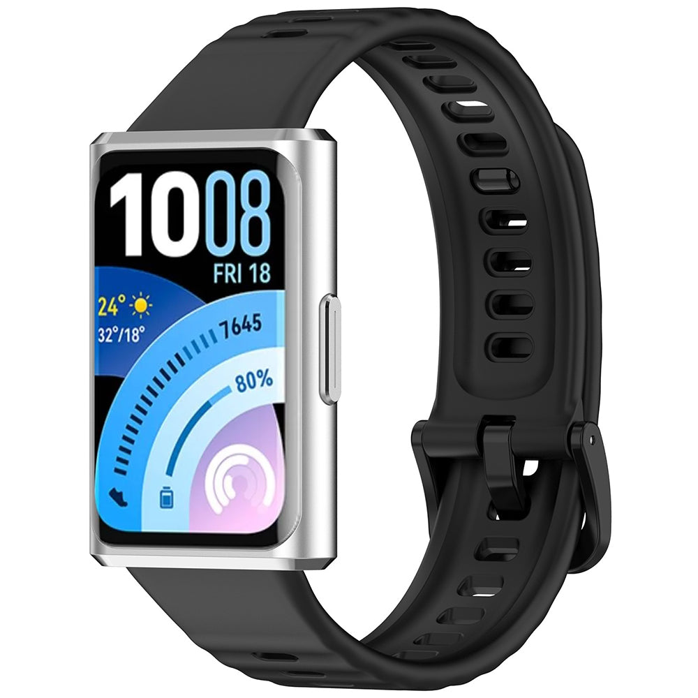 Каишка Techsuit W082 за Huawei Band 11 / 11 Pro, Черна