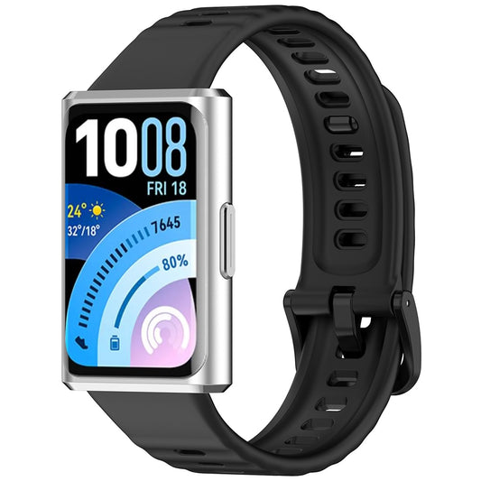 Каишка Techsuit W082 за Huawei Band 11 / 11 Pro, Черна