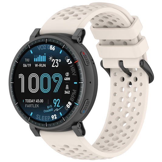Каишка Techsuit W083 за Amazfit Watch / Samsung Watch Series, 22mm, Бяла
