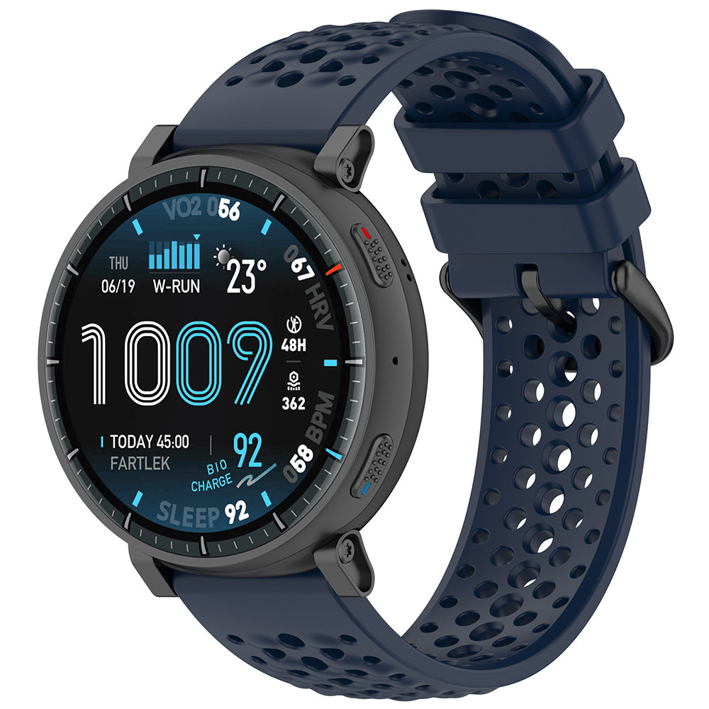 Каишка Techsuit W083 за Amazfit Watch / Samsung Watch Series, 22mm, Тъмносиня