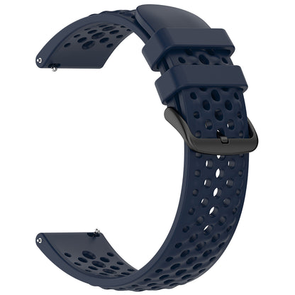 Каишка Techsuit W083 за Amazfit Watch / Samsung Watch Series, 22mm, Тъмносиня