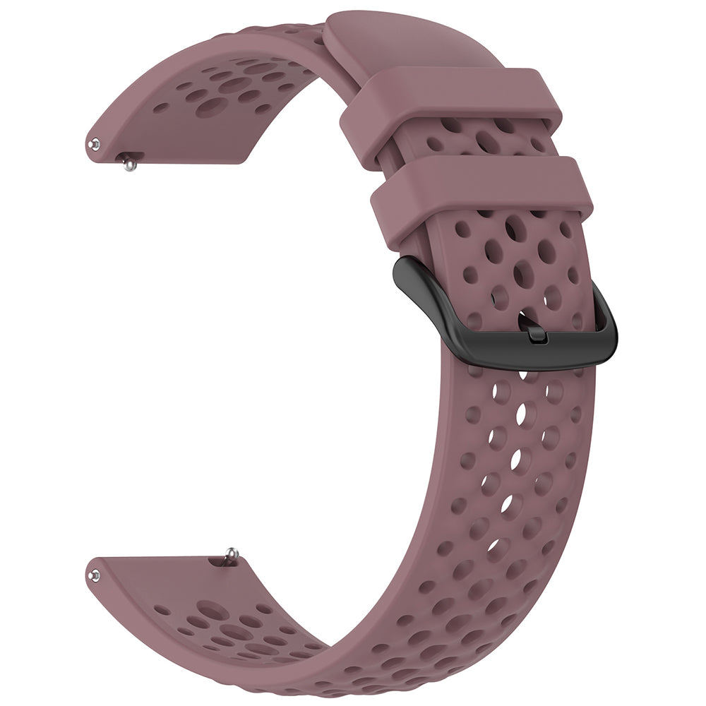 Каишка Techsuit W083 за Amazfit Watch / Samsung Watch Series, 22mm, Лилав