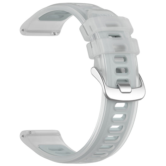 Каишка Techsuit W084 за Samsung Galaxy Watch / Huawei Watch Series, 20 мм, бяла