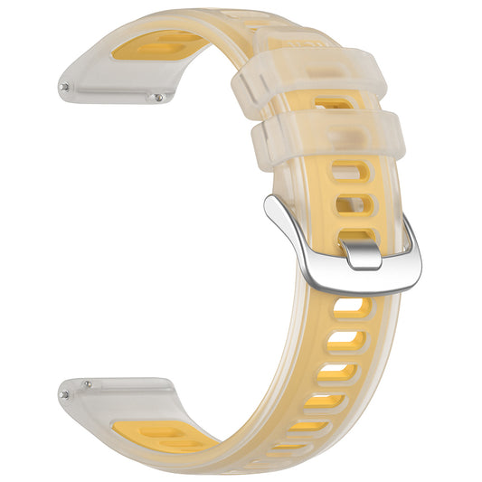 Каишка Techsuit W084 за Samsung Galaxy Watch / Huawei Watch Series, 20 мм, жълта