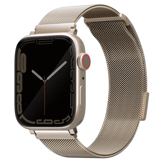 Каишка UNIQ Dante за Apple Watch 42mm / 41mm / 40mm / 38 Series, Златист
