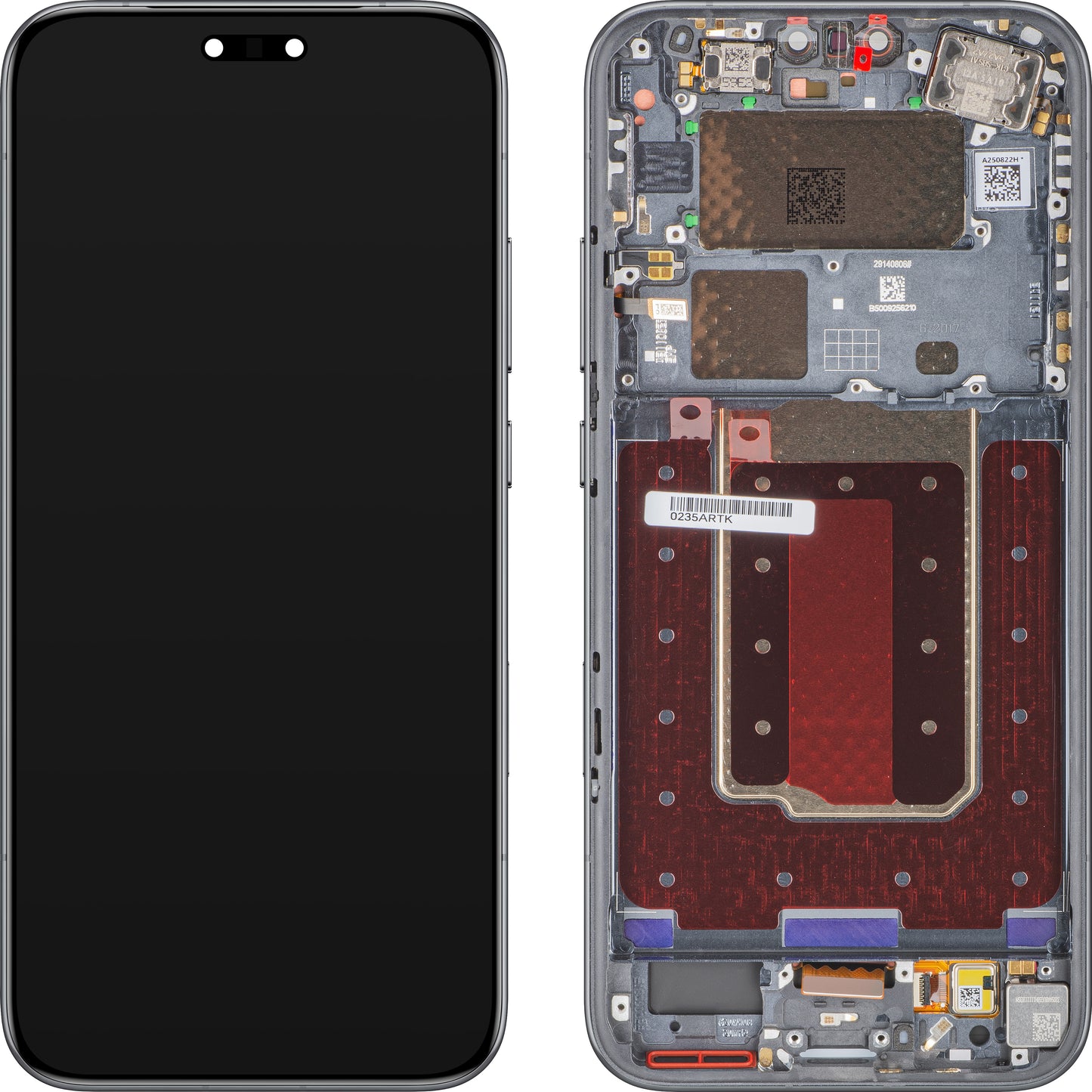 Дисплей с тъчскрийн Honor Magic8 Pro, с рамка, черен (Black), Service Pack 0235ARTK