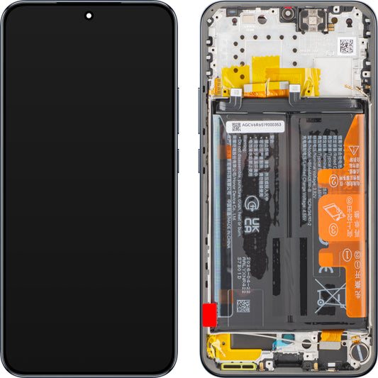 Дисплей с тъчскрийн Honor Magic8 Lite, с рамка и батерия, черен (Midnight Black), Service Pack 0235ARUT