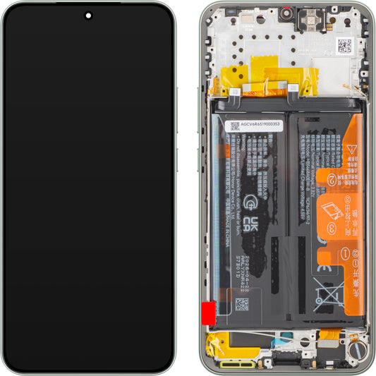 Дисплей с тъчскрийн Honor Magic8 Lite, с рамка и батерия, зелен (Forest Green), Service Pack 0235ARUU
