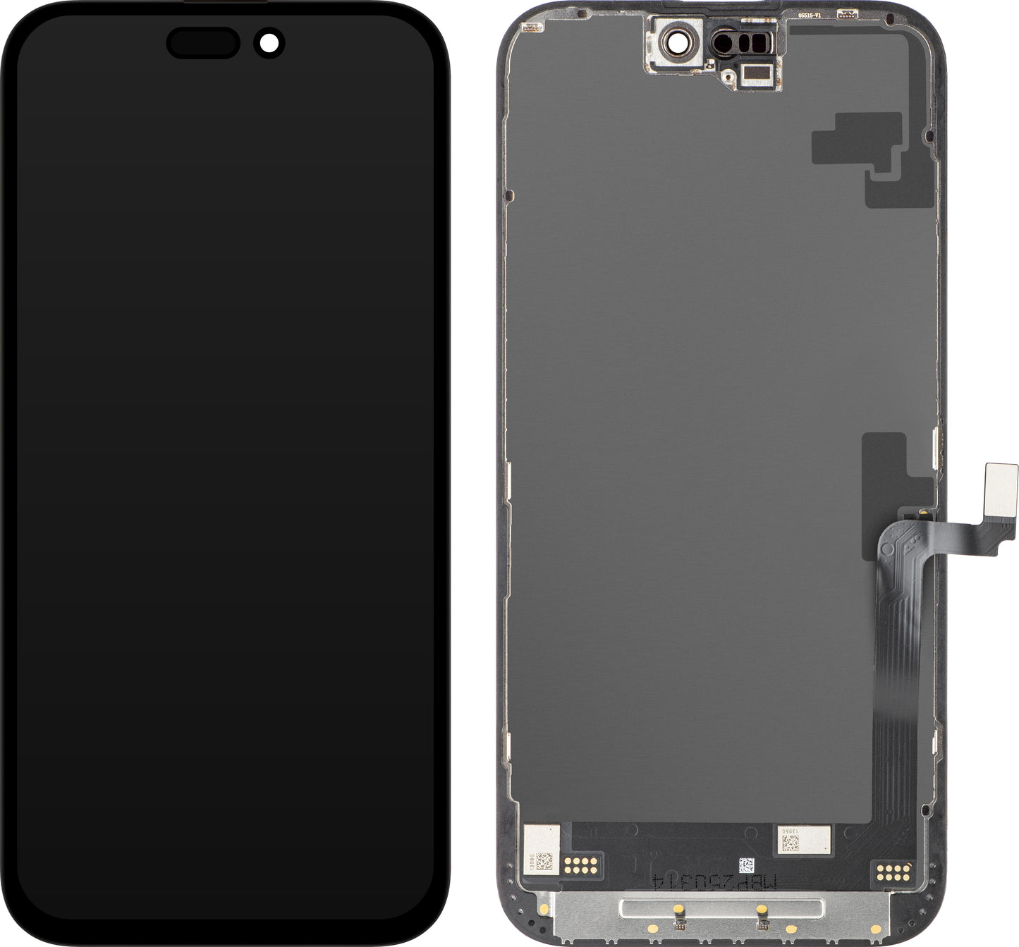 Дисплей с тъчскрийн JK за Apple iPhone 16 Plus, с рамка, версия LCD In-Cell IC Movable, черен
