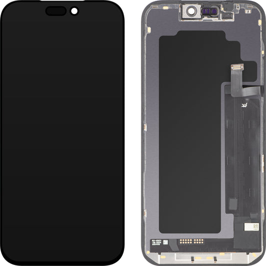 Дисплей с тъчскрийн JK за Apple iPhone 17 Pro Max, с рамка, версия LCD In-Cell IC Movable, черен