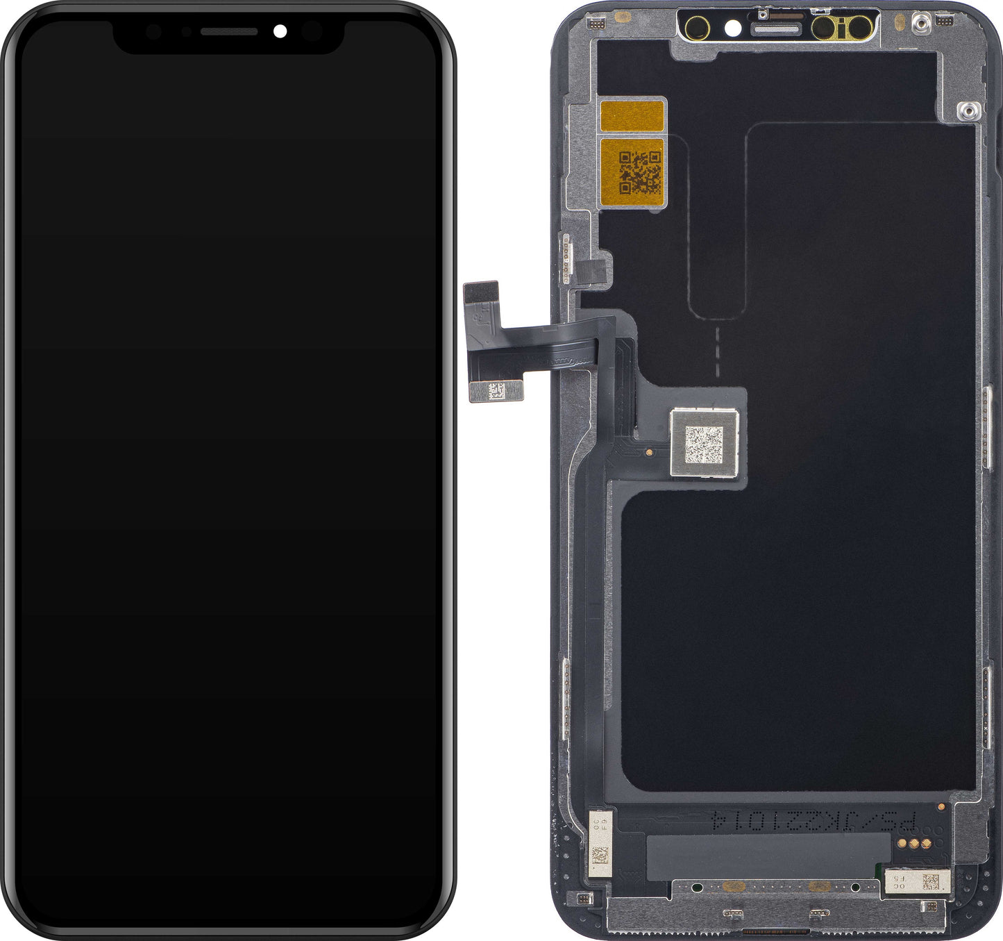 JK Сензорен дисплей за Apple iPhone 11 Pro Max, с рамка, версия с вграден LCD дисплей, черен