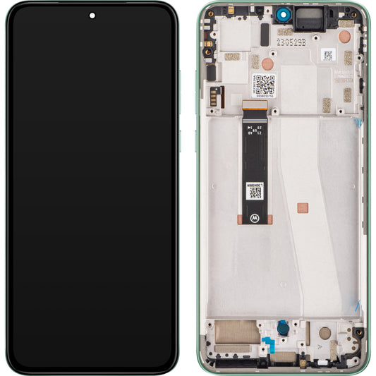 Motorola Edge 30 Neo сензорен дисплей, с рамка, зелен (Aqua Foam), сервизен пакет 5D68C21406