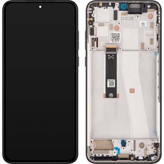 Тъчскрийн дисплей Motorola Edge 30 Neo, с рамка, черен (Black Onyx), сервизен пакет 5D68C21403