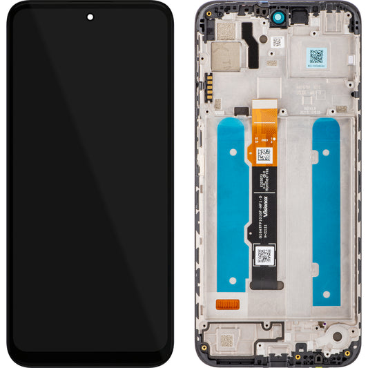 Дисплей с тъчскрийн Motorola Moto G31 (XT2173-3), с рамка, черен, Swap 5D68C19989