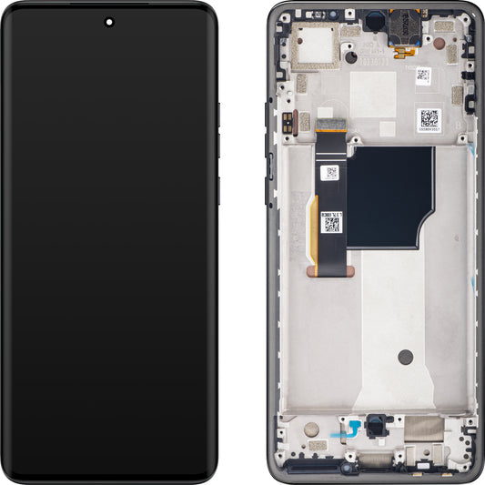 Дисплей с тъчскрийн Motorola Edge 40 Neo, с рамка, версия L3, черен, Swap 5D68C23158