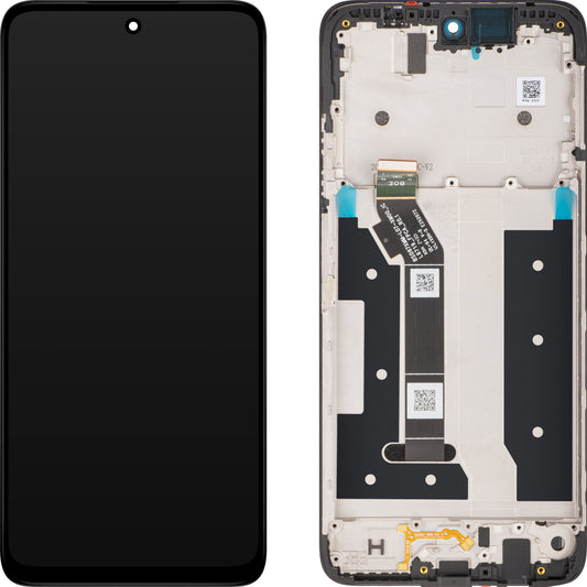 Motorola Moto G35 Сензорен дисплей със сензорен екран, с рамка, черен, сервизен пакет 5D68C28856 