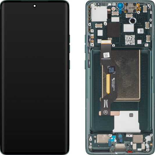 Тъчскрийн дисплей Motorola Edge 50, с рамка, Jungle Green, сервизен пакет 5D68C25136 