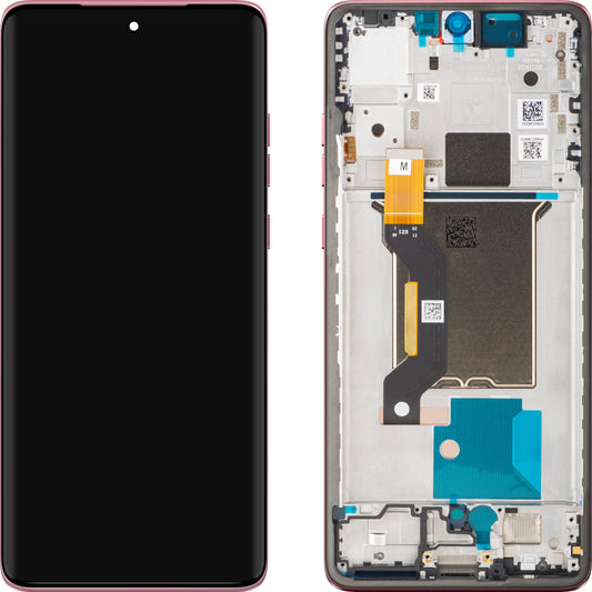 Дисплей с тъчскрийн Motorola Edge 60 Fusion, с рамка, розов (Pantone Zephyr), Service Pack 5D68C29880