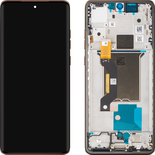 Дисплей с тъчскрийн Motorola Edge 60 Fusion, с рамка, кафяв (Mocha Mousse), Service Pack 5D68C30578