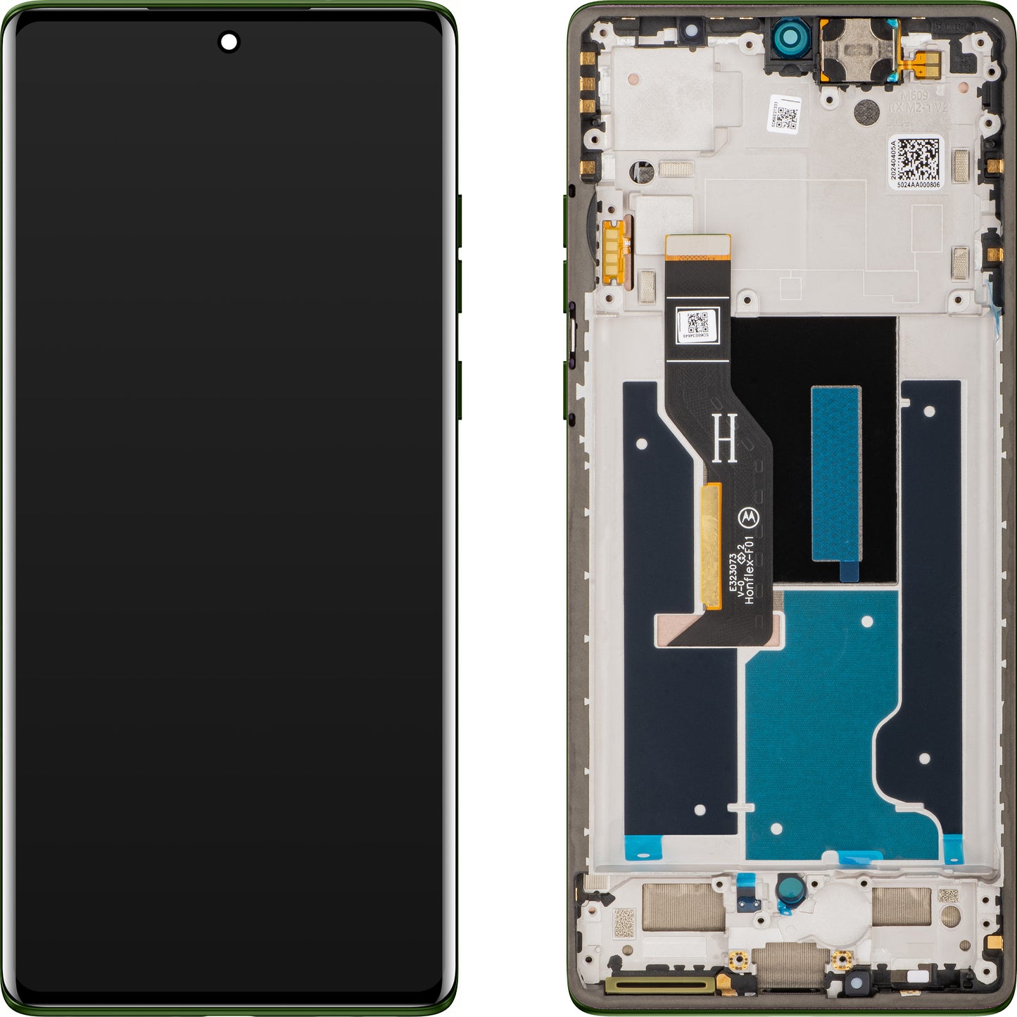 Дисплей с тъчскрийн Motorola Edge 50 Fusion, с рамка, зелен (Forest Green), повторно опакован 5D68C25167