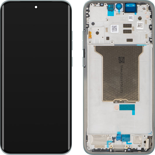 Дисплей с тъчскрийн Motorola Edge 70 Fusion+ / Edge 70 Fusion, с рамка, тюркоаз (Pantone Blue Surf), Service Pack 5D68C32057