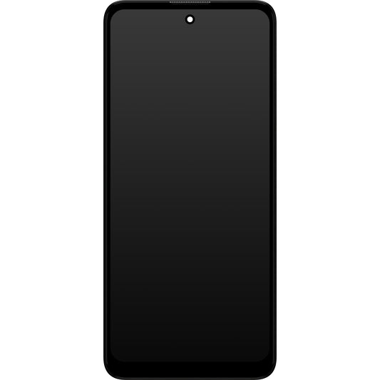 Motorola Moto E40 / E30 Тъчскрийн дисплей с рамка, черен, сервизен пакет 5D68C19697