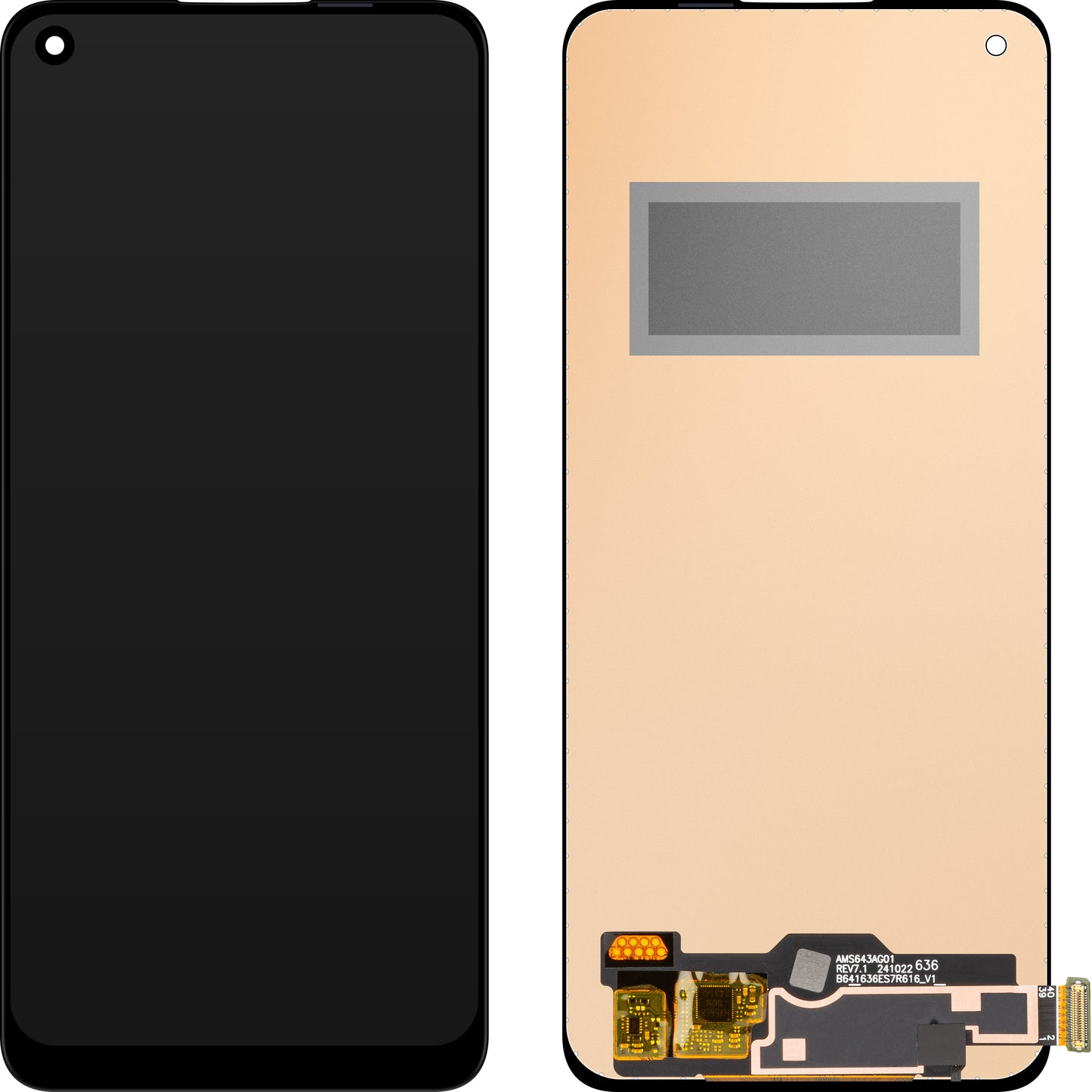 Дисплей с тъчскрийн MP, съвместим с Oppo Reno8 4G
