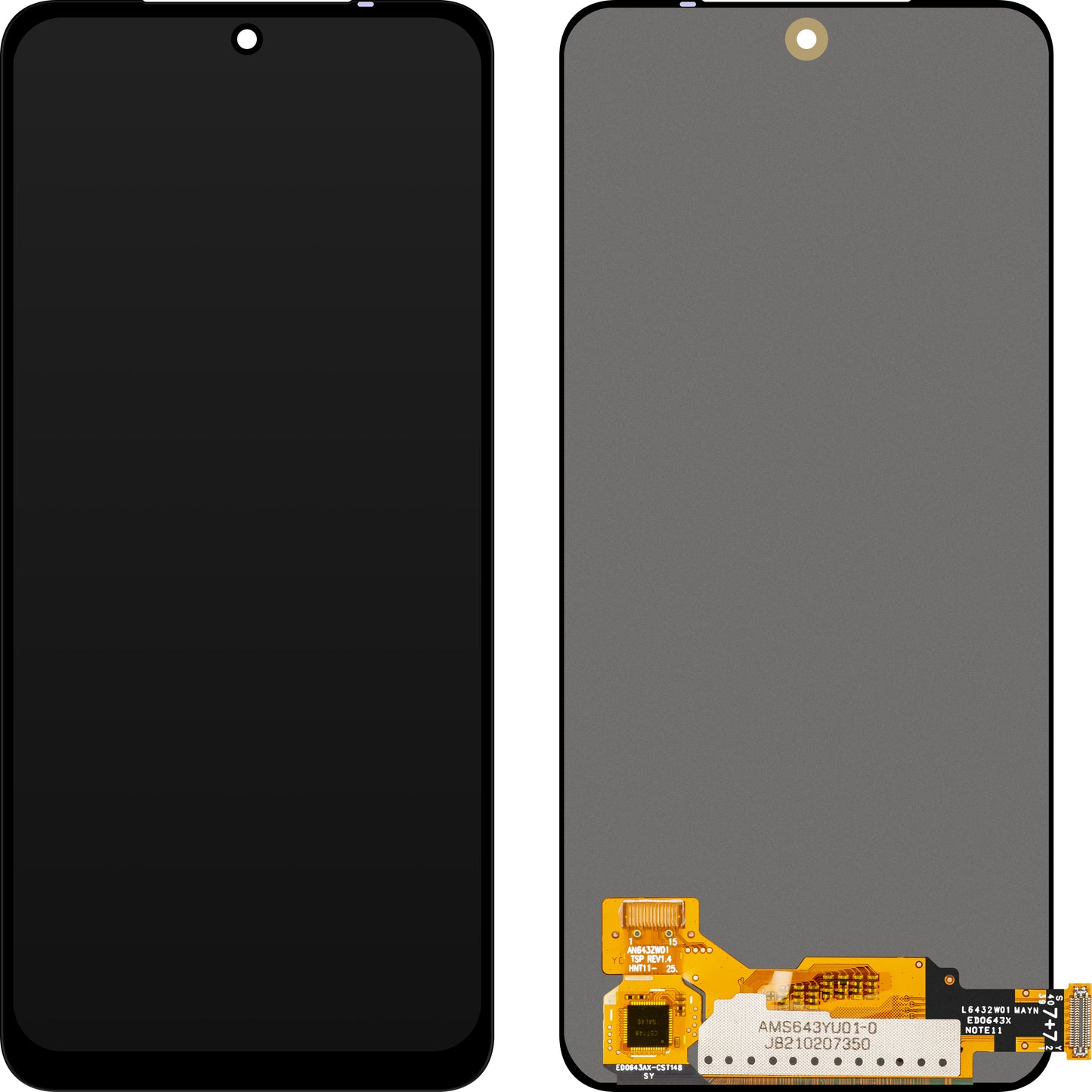 Дисплей с тъчскрийн MP, съвместим с Xiaomi Poco M4 Pro / Redmi Note 11 / Note 11S / Note 12S, OLED версия