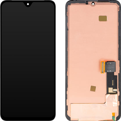 Дисплей с тъчскрийн MP, съвместим с Google Pixel 8, с рамка, OLED версия, черен