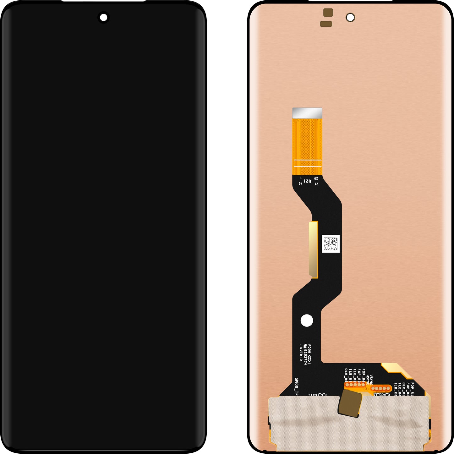 Дисплей с тъчскрийн MP, съвместим с Motorola Edge 60 Pro