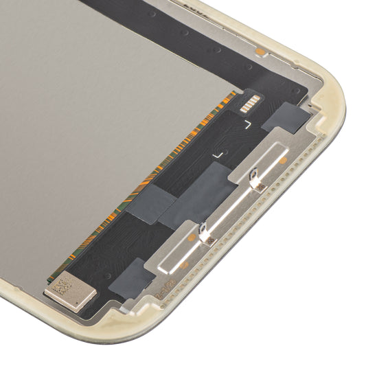 Дисплей с MP сензорен екран, съвместим с Apple iPhone 17, с рамка, OLED FHD версия IC Movable, черен