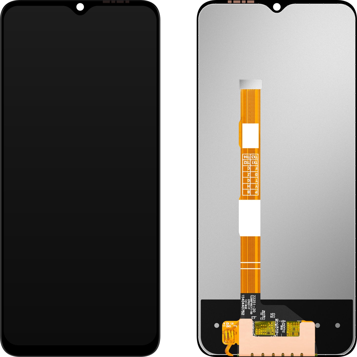 Дисплей с тъчскрийн MP съвместим с vivo Y35 (2015)