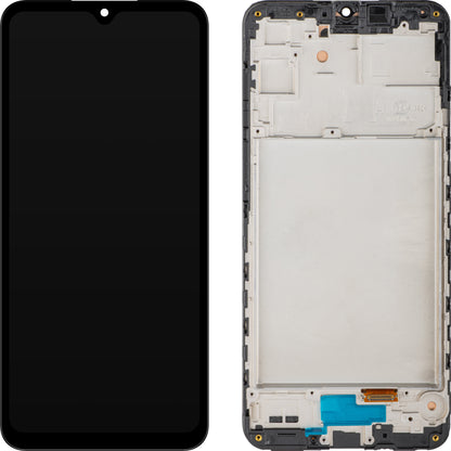 Дисплей с тъчскрийн MP съвместим с Samsung Galaxy A16 5G A166, с рамка, черен