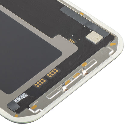 Дисплей с MP сензорен екран, съвместим с Apple iPhone 17 Pro Max, с рамка, версия Soft OLED FHD IC Movable, черен