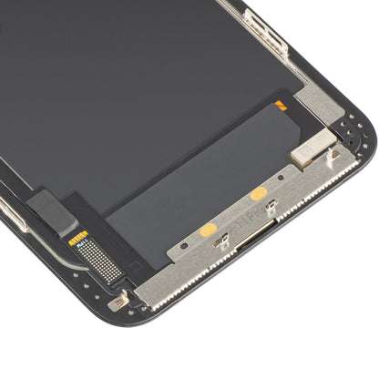 Дисплей с тъчскрийн MP съвместим с Apple iPhone 11 Pro Max, с рамка, версия OLED FHD IC Movable, черен