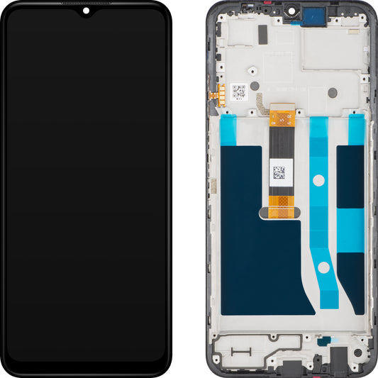 Nokia G42 Дисплей със сензорен екран и рамка, черен, сервизен пакет 70101355H001 