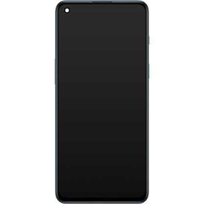Дисплей с тъчскрийн OnePlus Nord 2 5G, с рамка, син (Blue Haze), Service Pack 4907924
