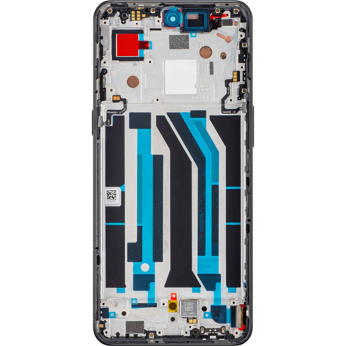 Дисплей с тъчскрийн OnePlus 10T / Ace Pro, с рамка, черен (Moonstone Black), Service Pack 4130326