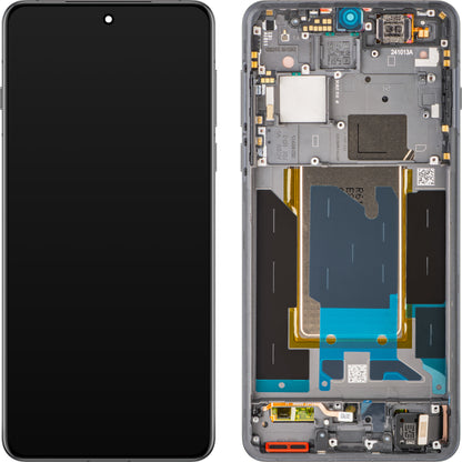 Дисплей с тъчскрийн Oppo Find X8 Pro, с рамка, Черен (Space Black), Service Pack 621029000356