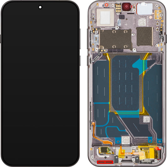 Дисплей с тъчскрийн Oppo Find X9 Pro, с рамка, Сив (Titanium Charcoal), Service Pack 621029000720