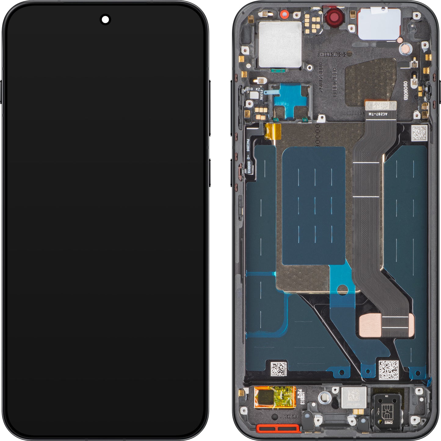 Дисплей с тъчскрийн Oppo Find X9, с рамка, Черен (Space Black), Service Pack 621029000714
