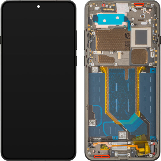Дисплей с тъчскрийн Oppo Find X9 Ultra, с рамка, черен (Tundra Umber), сервизен пакет 621029000922