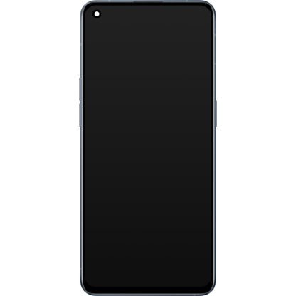 Тъчскрийн дисплей Oppo Reno6 5G, с рамка, черен (Stellar Black), сервизен пакет 4907749