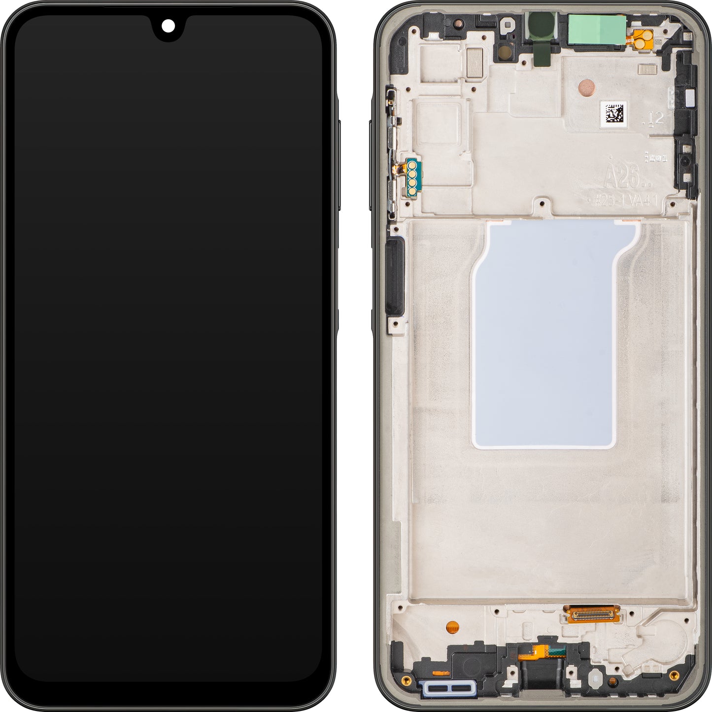 Дисплей с тъчскрийн Samsung Galaxy A26 A266, с рамка, черен, Service Pack GH82-37049A