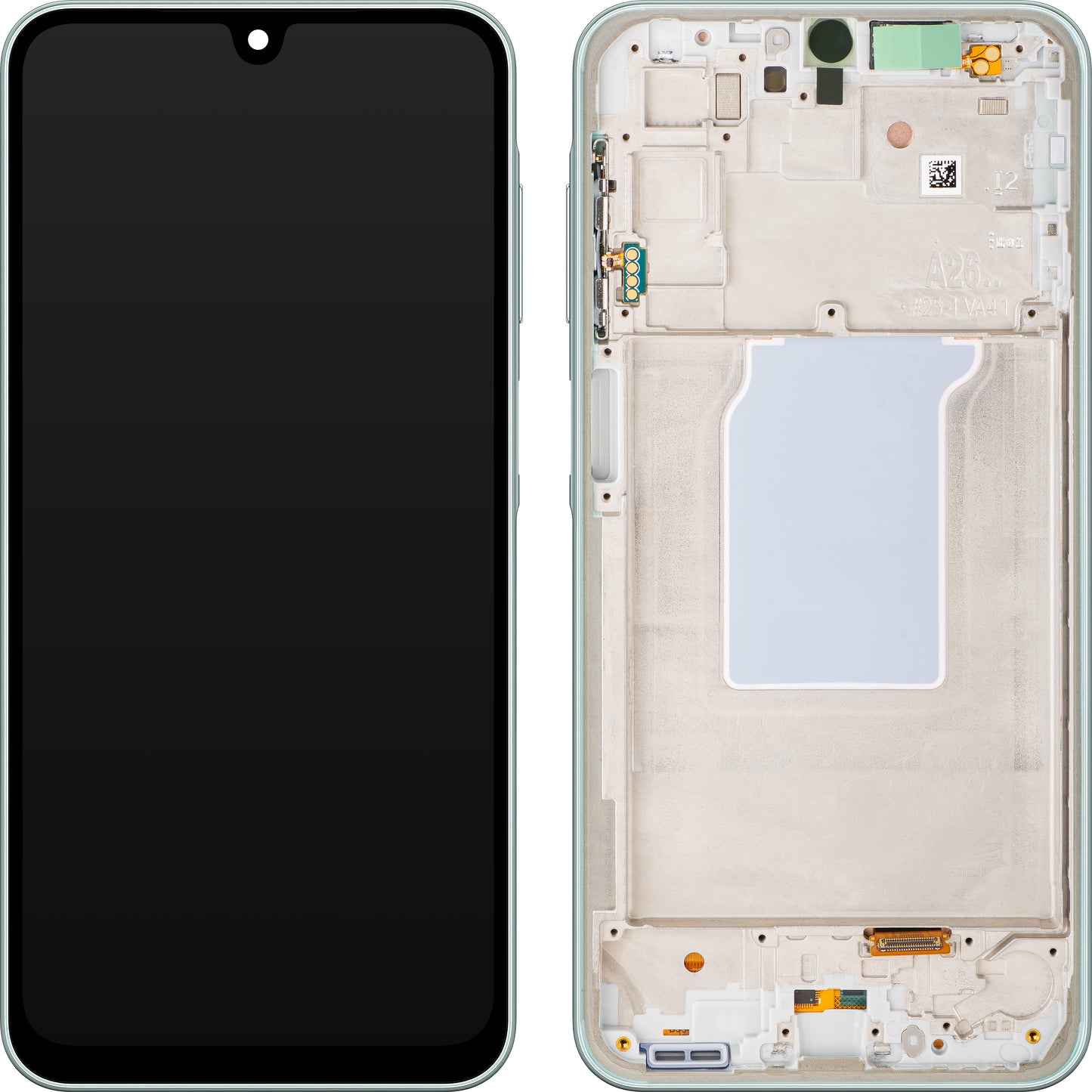 Дисплей с тъчскрийн Samsung Galaxy A26 A266, с рамка, зелен, Service Pack GH82-37049C